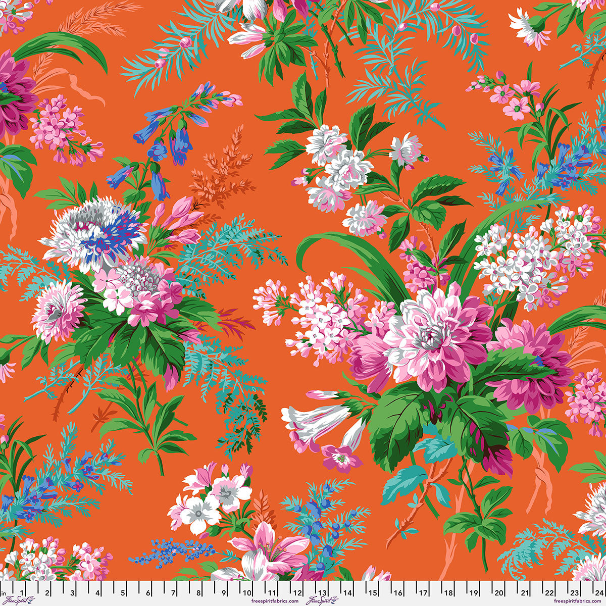 KAFFE COLLECTIVE AUG 2026 Jardin - Orange Yardage