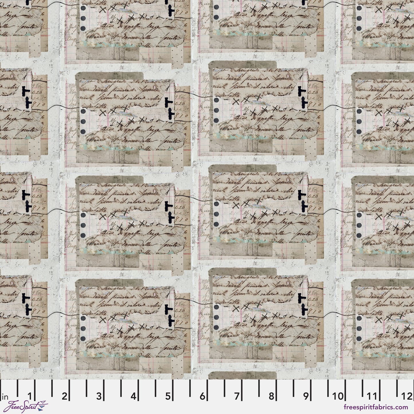 ON YOUR MARK Script Paper Yardage