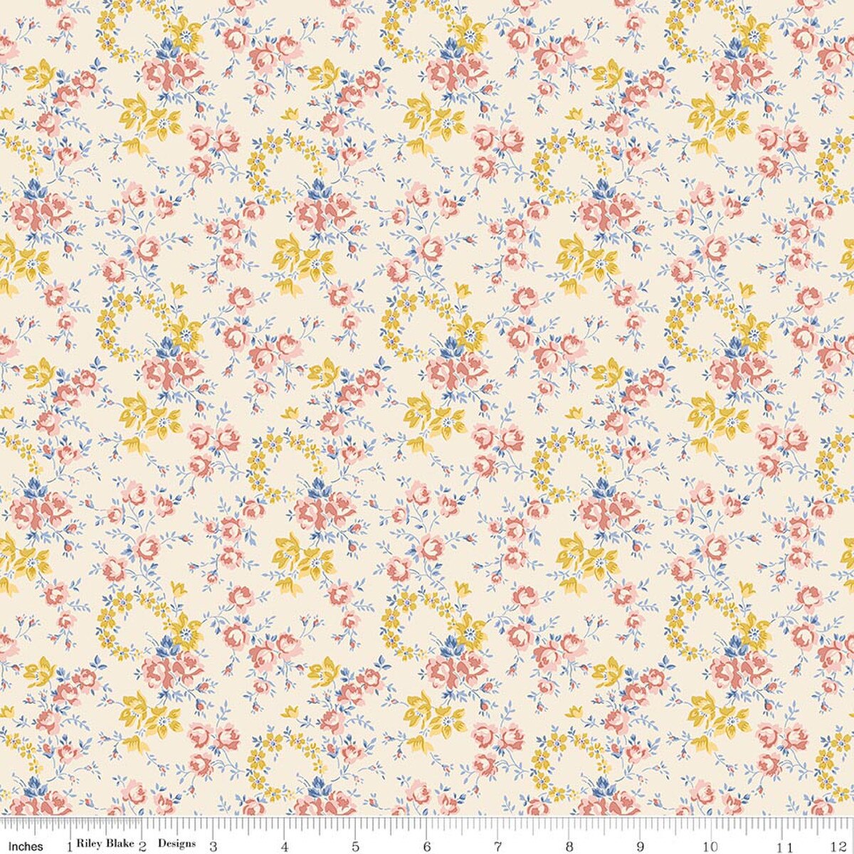 PALACE GARDENS Petal Crown B Yardage