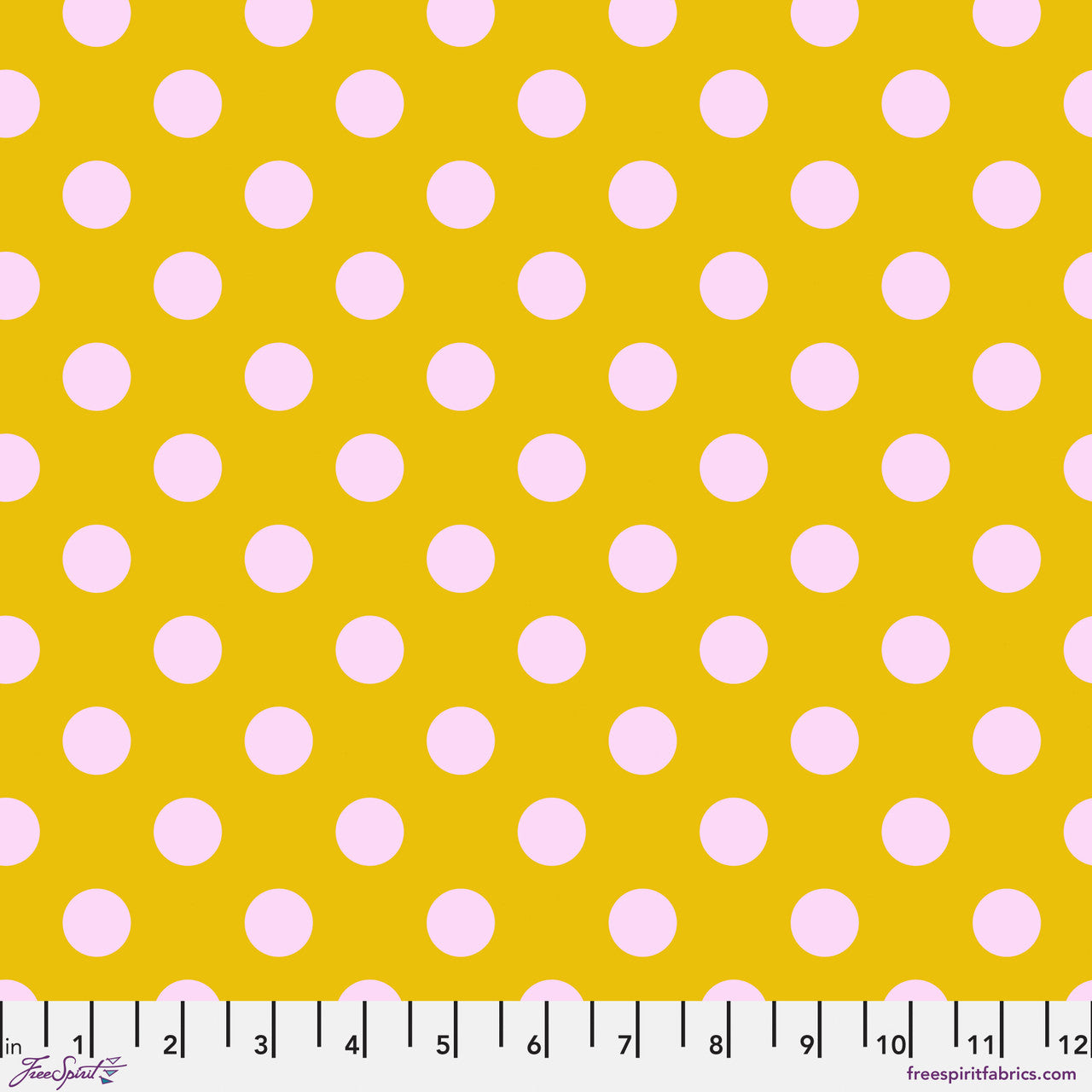 TULA'S TRUE COLORS Pom Pom Marigold Yardage