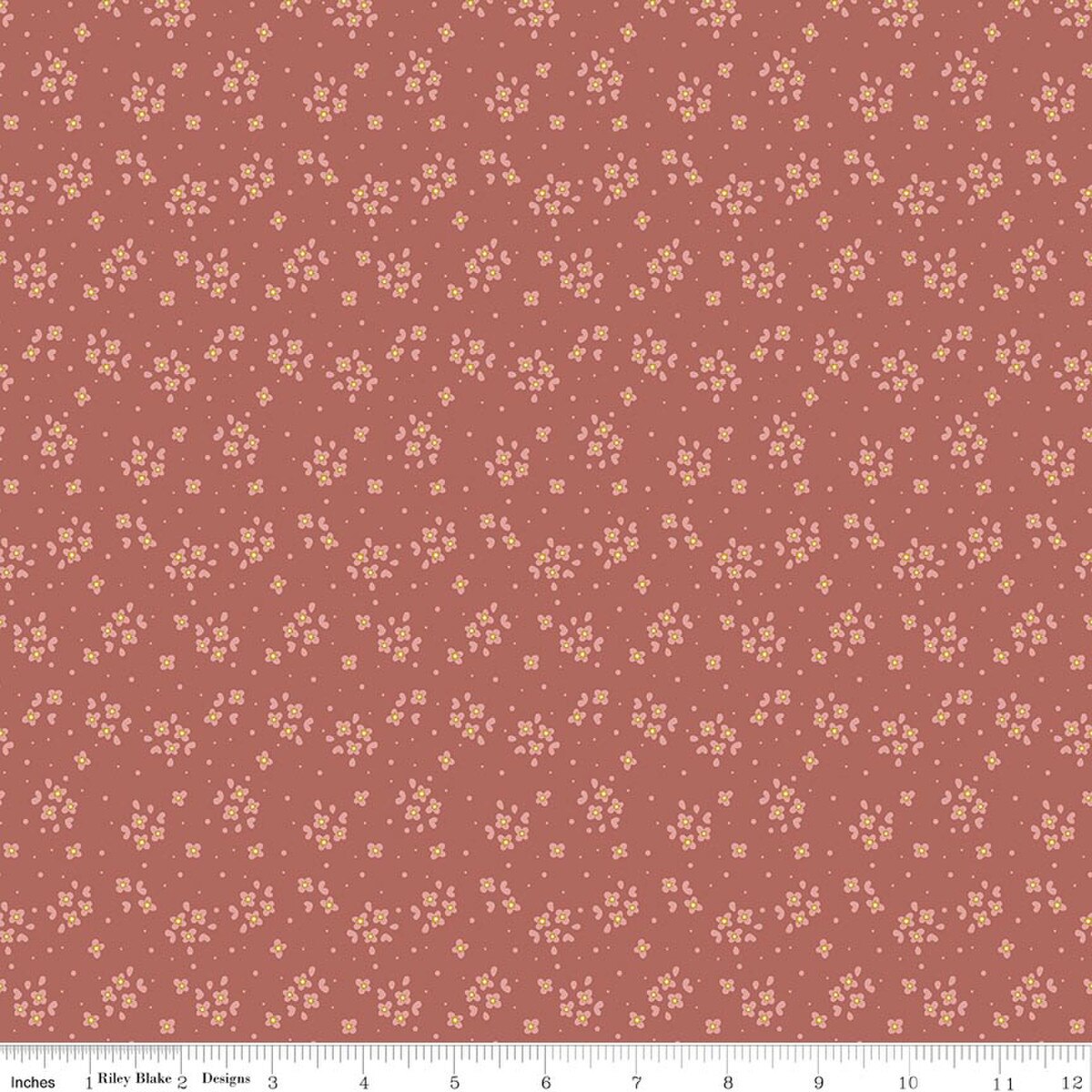 ROSEWOOD Posy Dusty Rose Yardage