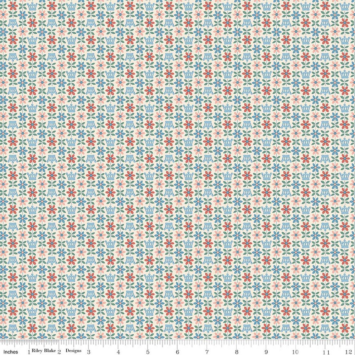 PALACE GARDENS Royal Posies C Yardage