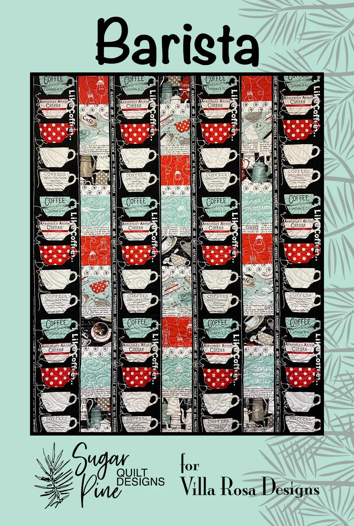 Barista Pattern Digital Download