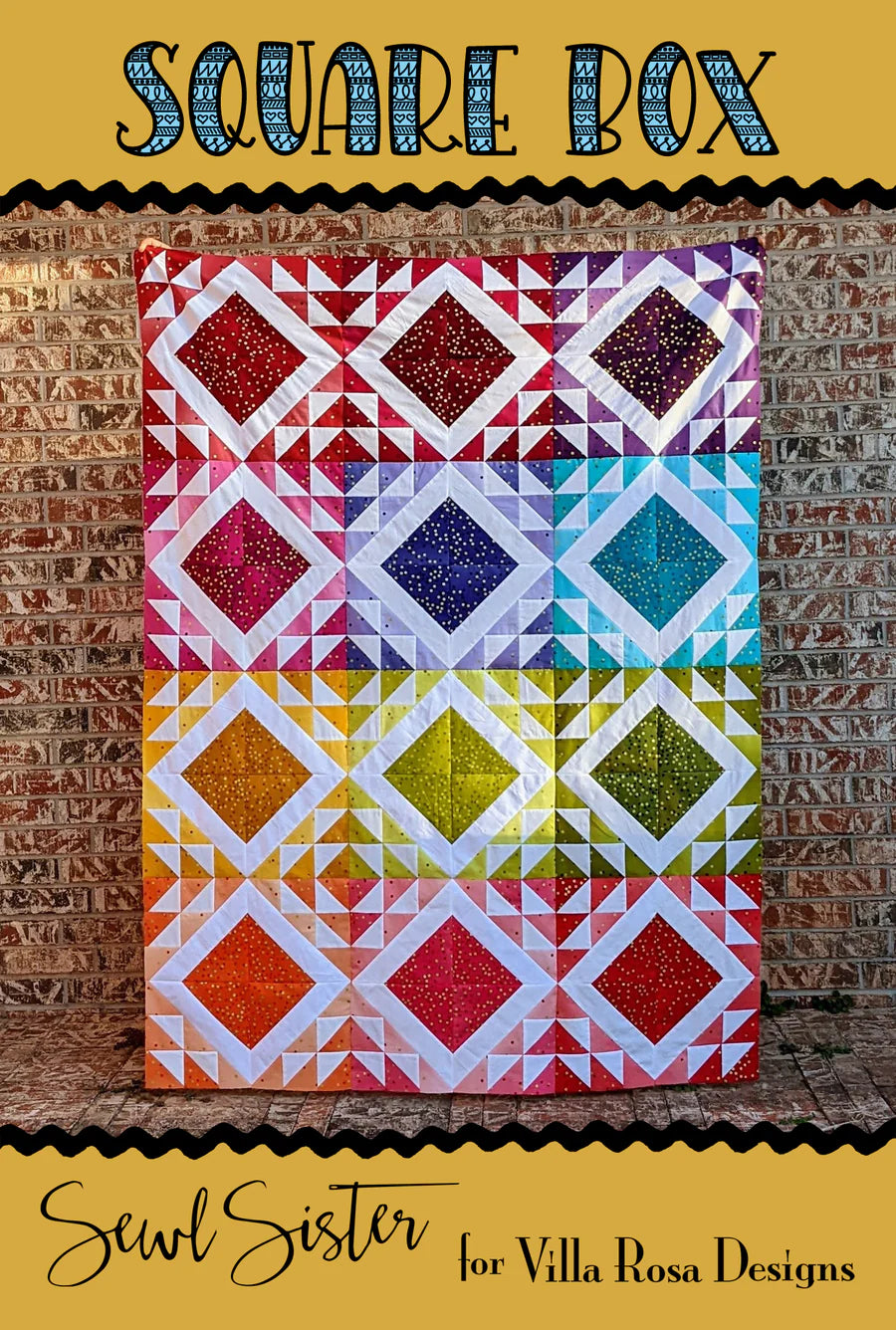 Square Box Pattern Digital Download