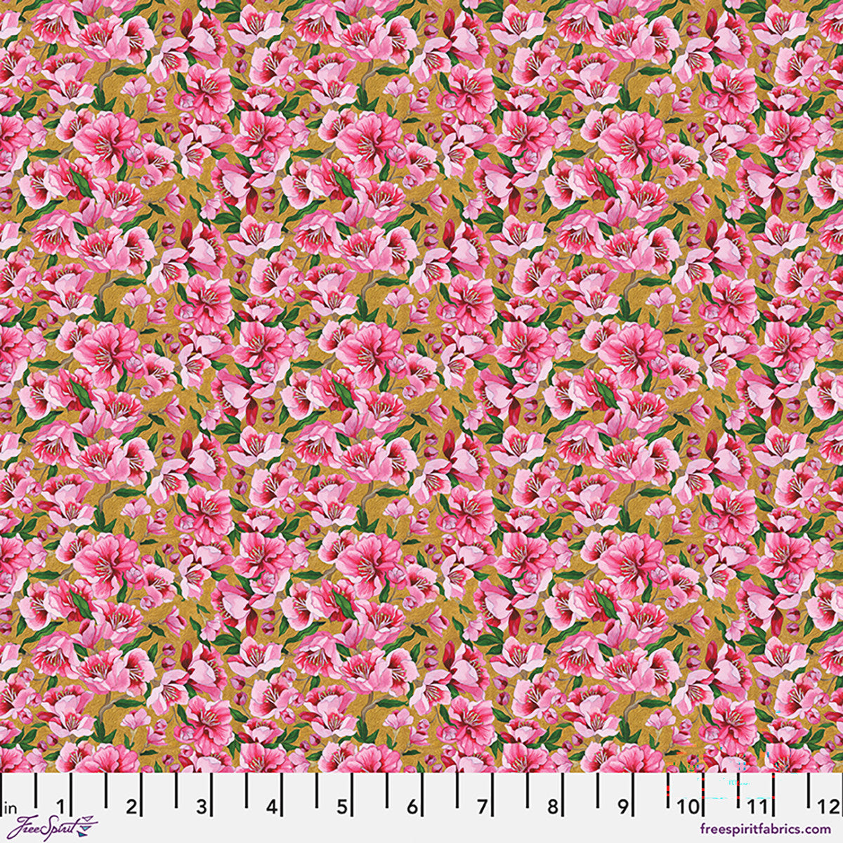 SECRET GARDEN Sakura Pink Yardage