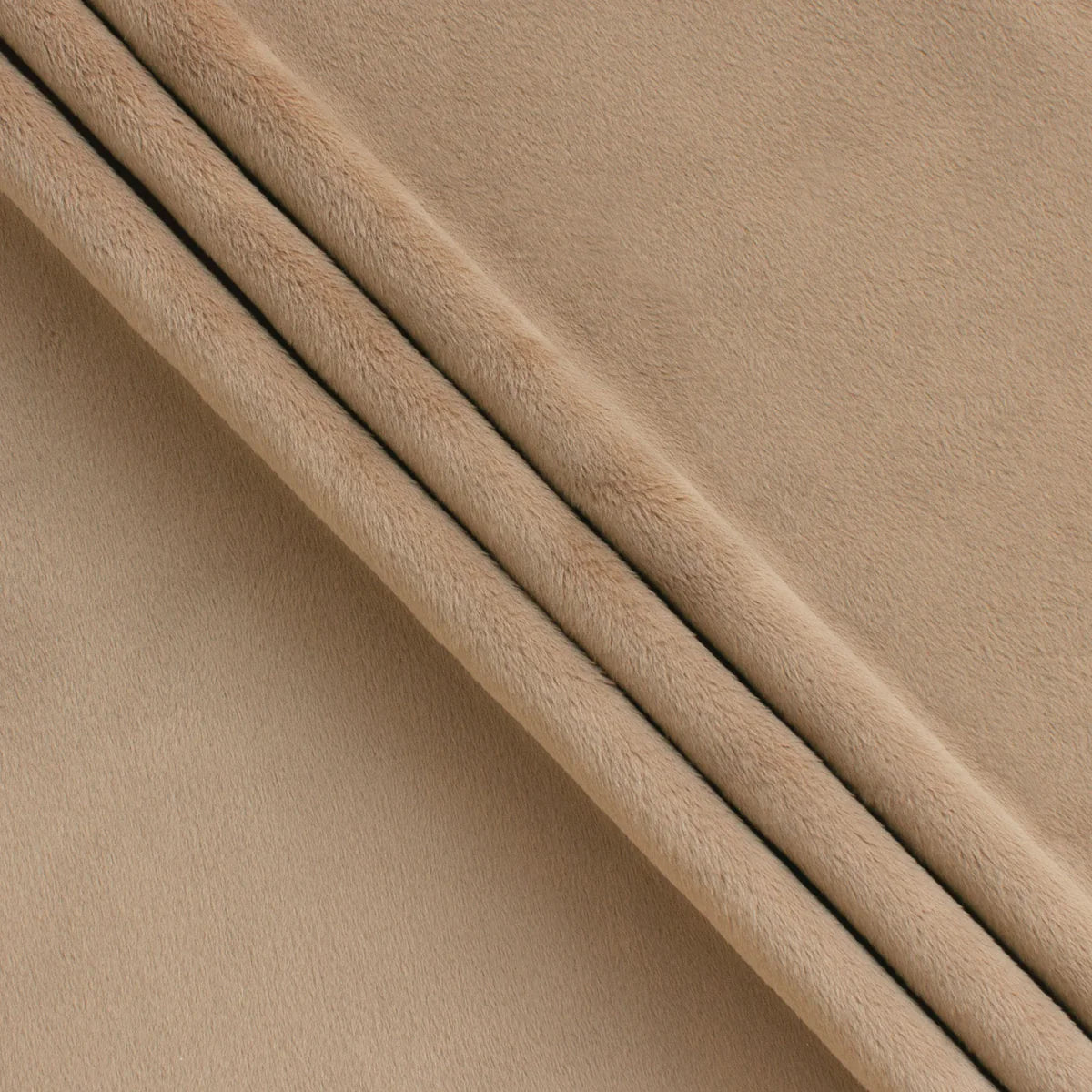 MINKY 60" Taupe Solid Silky Smooth Yardage