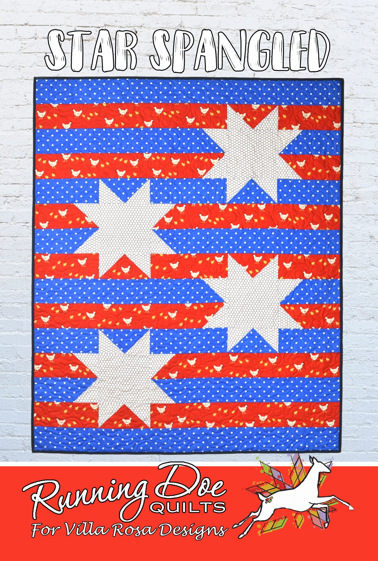 Star Spangled Pattern Digital Download