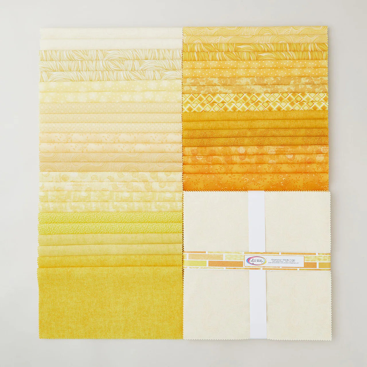 I'VE GOT HUE, BABE Sunny Side Up 10" Charm Pack