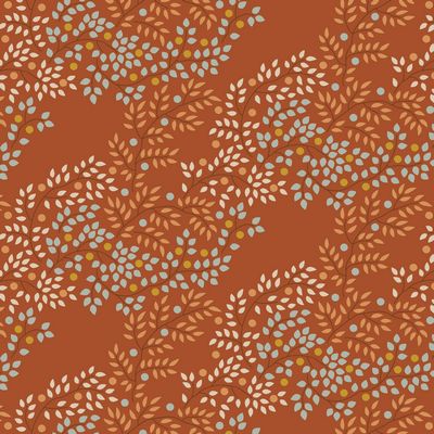 TILDA Creating Memories - Berrytangle Copper Yardage