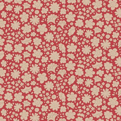 TILDA Creating Memories - Carla Red Yardage