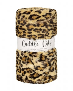 2 Yard Luxe Cuddle Cut Leopard Sand