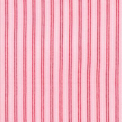 MERRY MERRY SNOW DAYS Pink Stripe Yardage