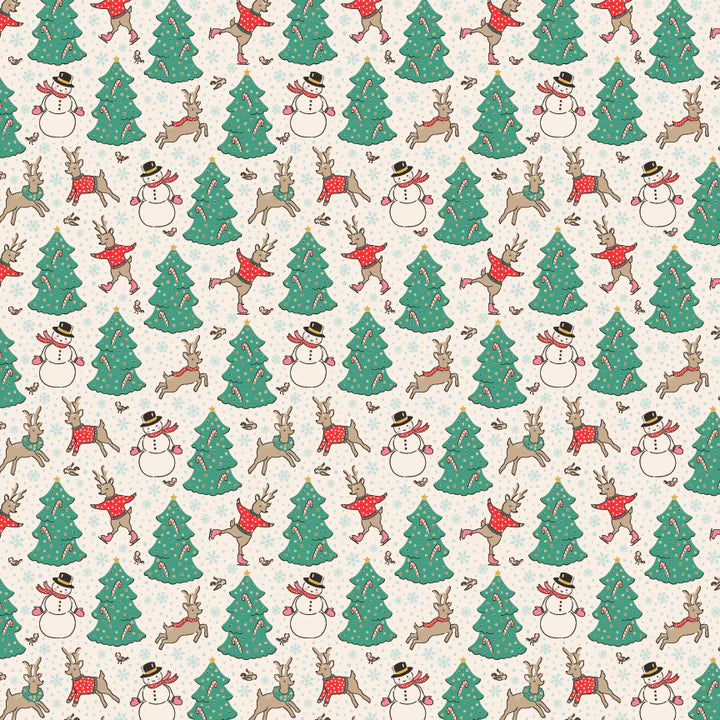 OH WHAT FUN Natural Skating Deer Yardage