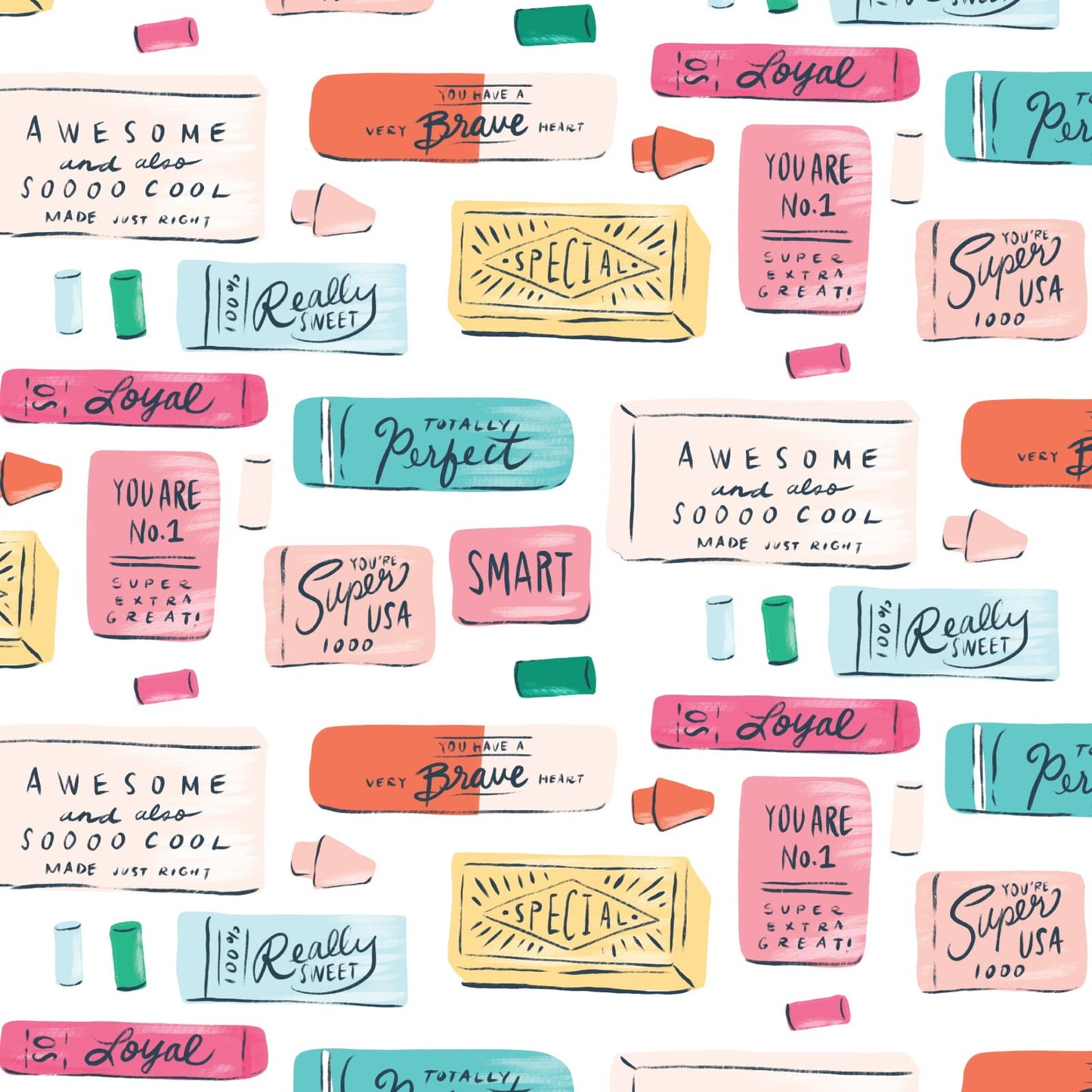 TEACHER'S PET Erase Negativity Yardage