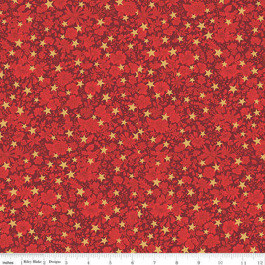 FESTIVE GREETINGS Emily Star B Yardage