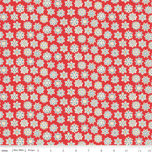 FESTIVE GREETINGS Snow Season A Yardage