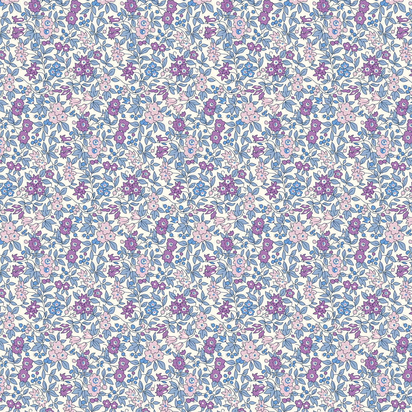 EVERLASTING Forget Me Not Blossom A Yardage