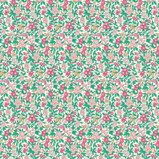 EVERLASTING Forget Me Not Blossom B Yardage