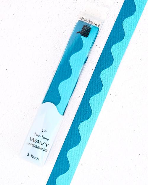 Wavy Web 1x3yd Aquamarine 14625MM 06 3Y Renaissance #1
