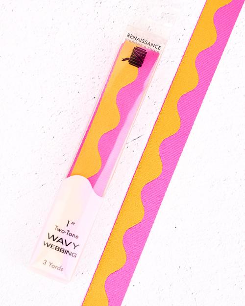 Wavy Web 1x3yd Pink Lemonade 14625MM 07 3Y Renaissance #1