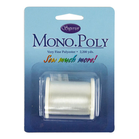 MonoPoly Invisible Polyester Thread 2200yds