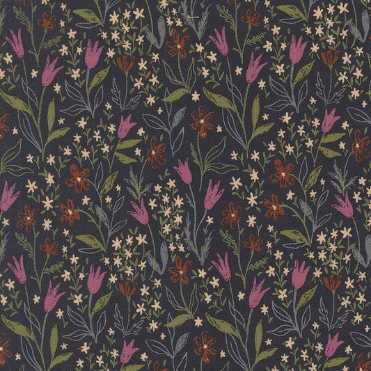 AUTUMN FOREST Midnight Fall Foliage Yardage