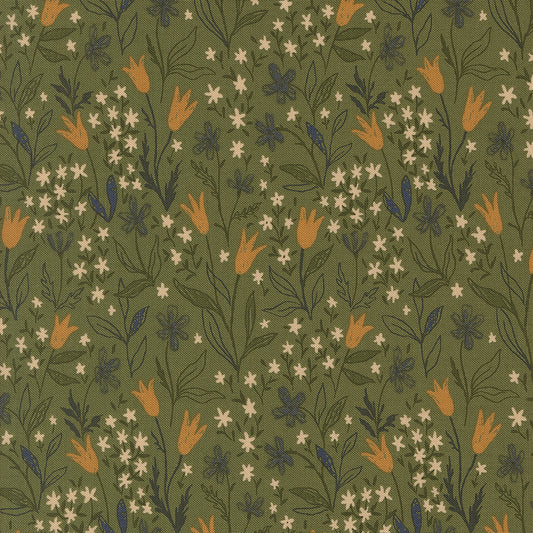 AUTUMN FOREST Leaf Fall Foliage Yardage