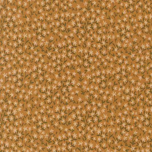 AUTUMN FOREST Golden Withering Daisy Yardage