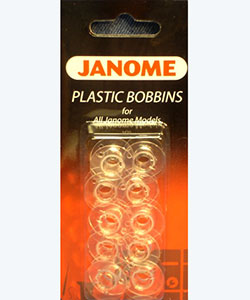 Janome 10pk Plastic Bobbins