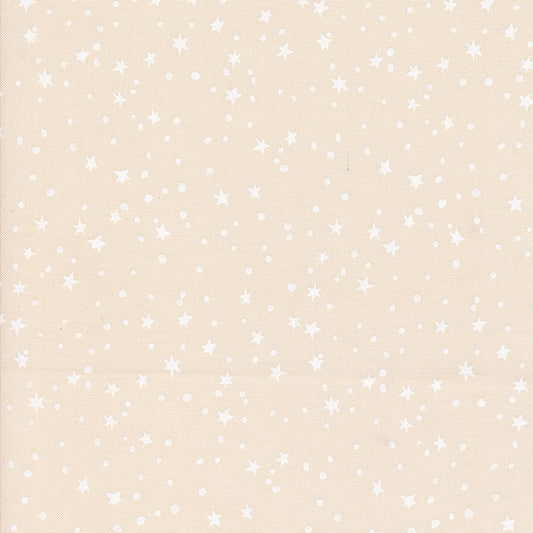 321 BLAST OFF Spacesuit White Stars Yardage