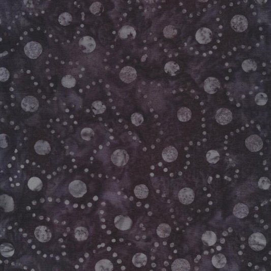 LIDO BATIKS Black Dot Yardage