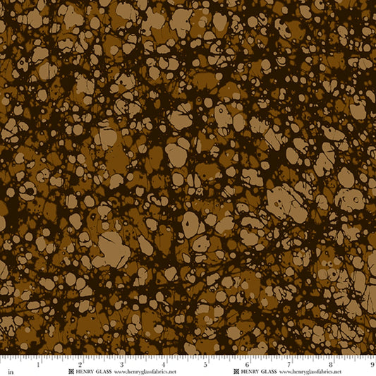 CRACKELD MOSAIC Brown 108” Wide Back Yardage