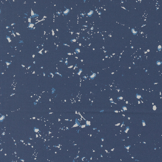 FOR MY BOYS Henry Speckle Navy Yardage