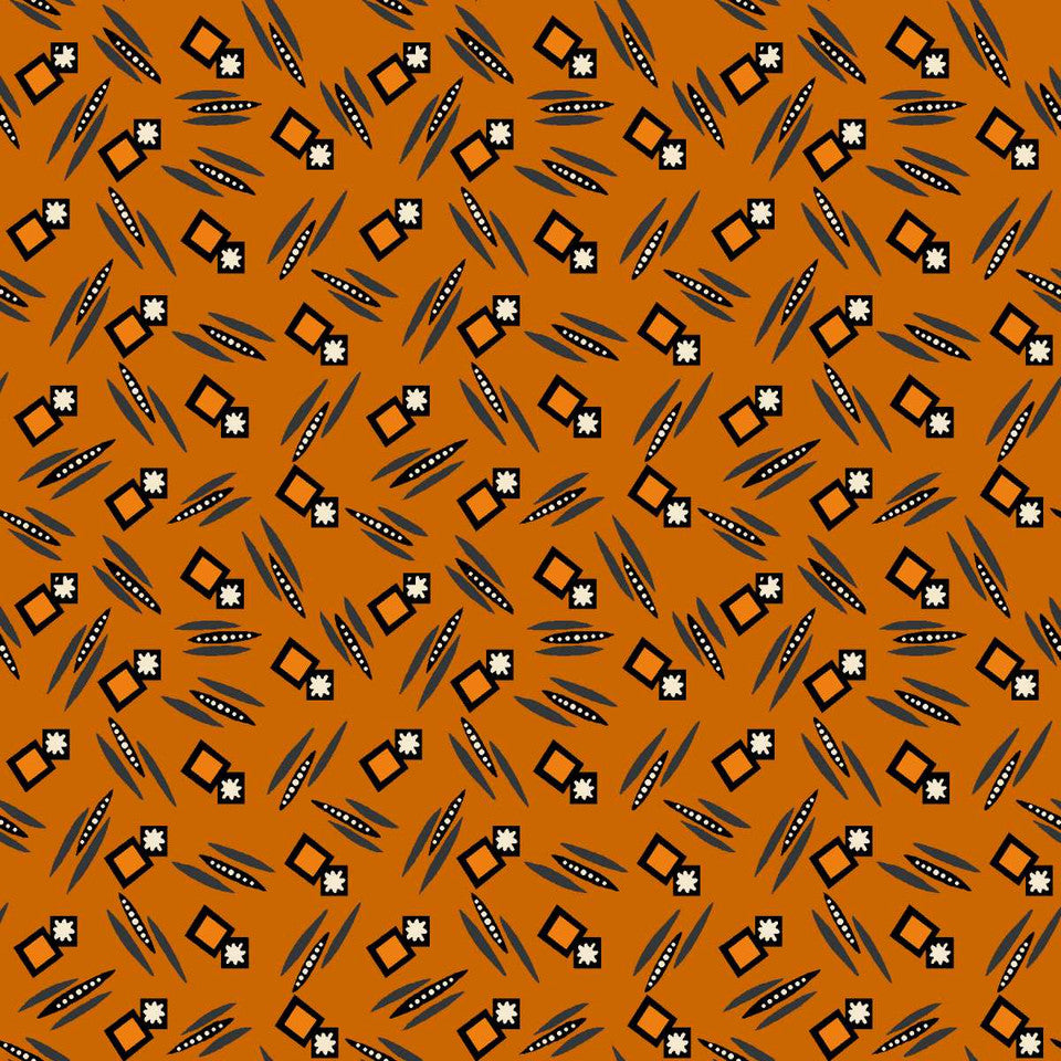 MR MOON Squares & Stars Geo Yardage