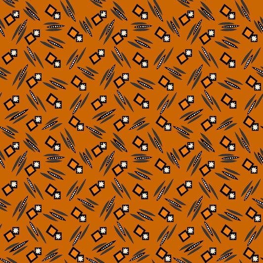 MR MOON Squares & Stars Geo Yardage