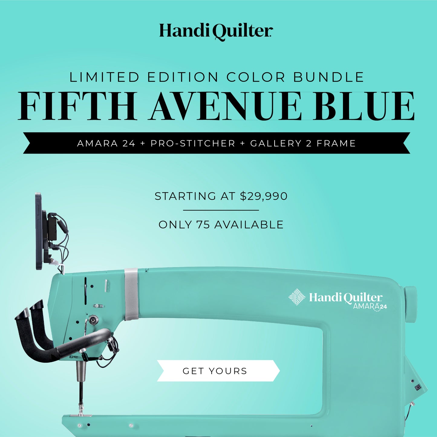 Limited Edition 5th Avenue Blue Amara 24 with Pro-Stitcher