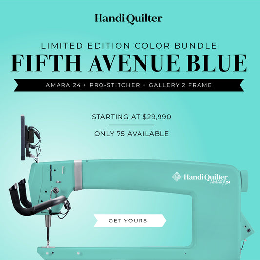 Limited Edition 5th Avenue Blue Amara 24 with Pro-Stitcher