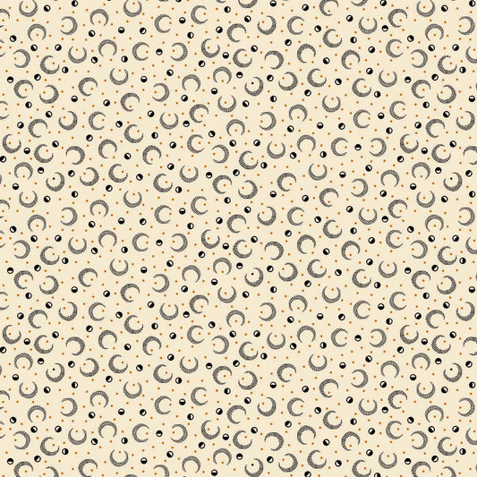 MR MOON Crescent Moons & Dots Yardage