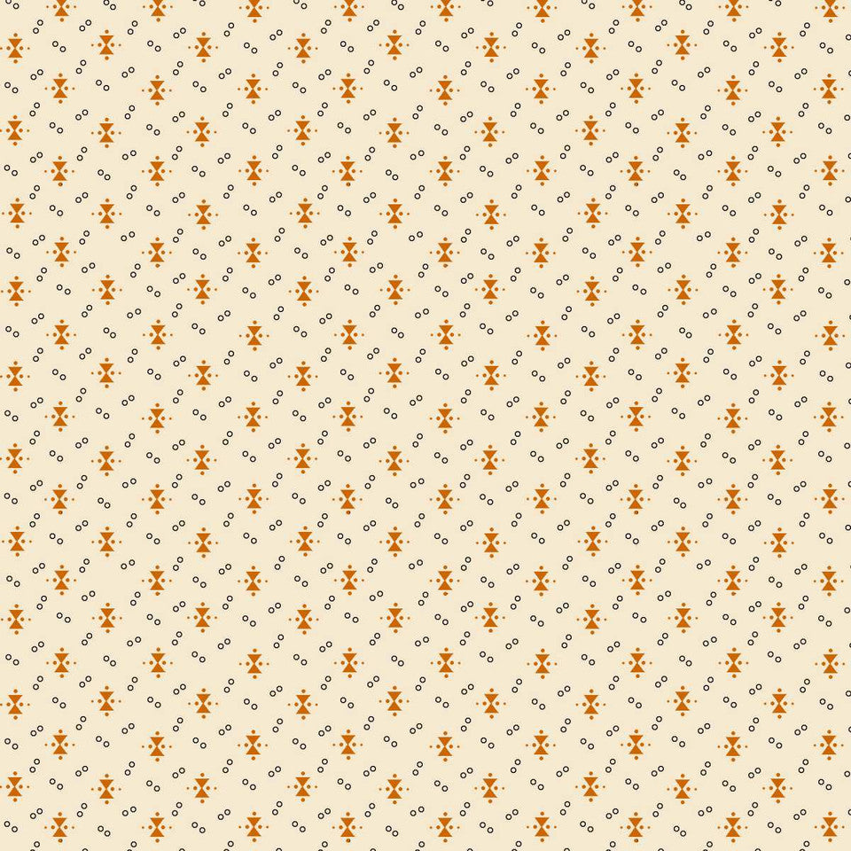 MR MOON Triangles & Dots Yardage