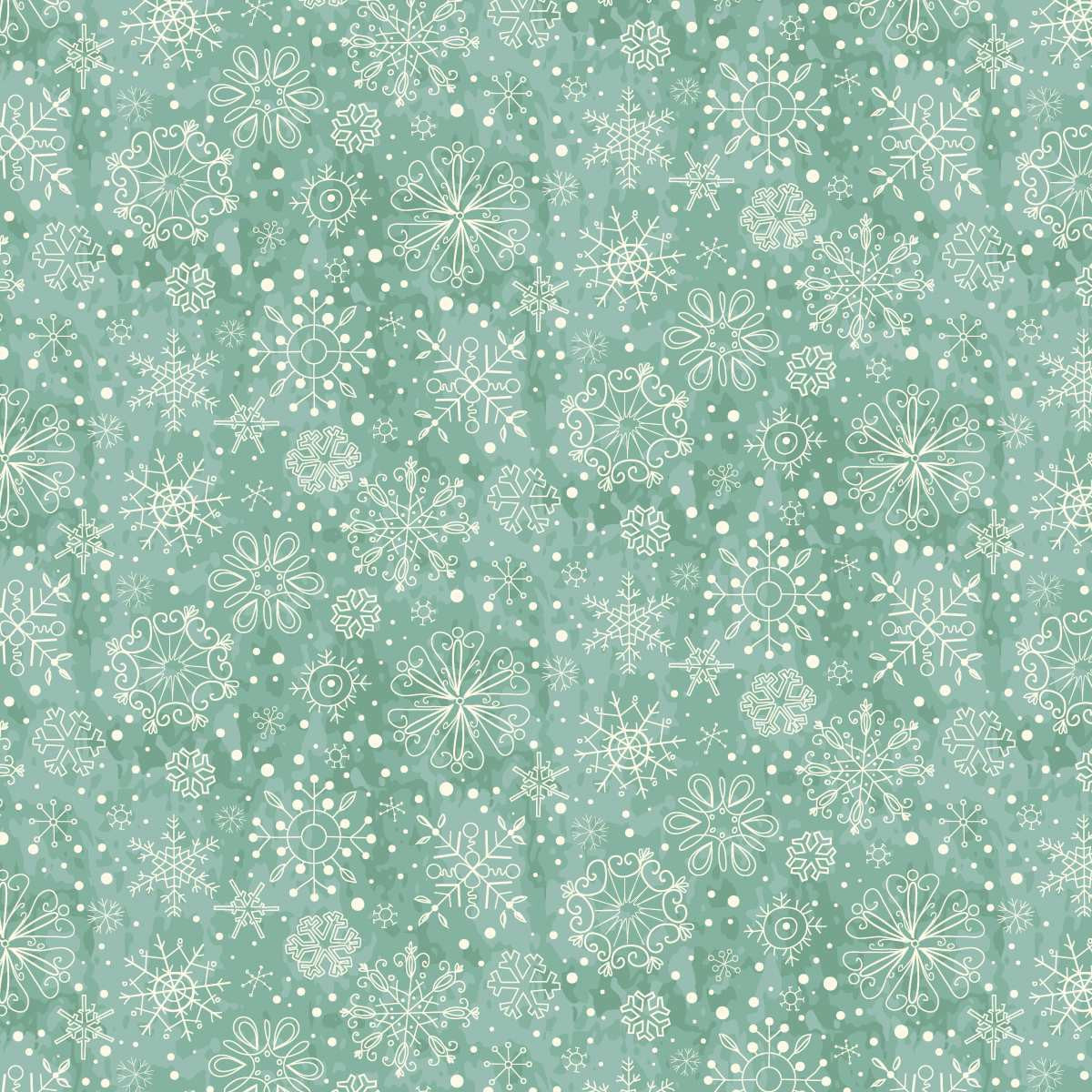 GREETINGS AT CHRISTMASTIDE Snowflakes Yardage