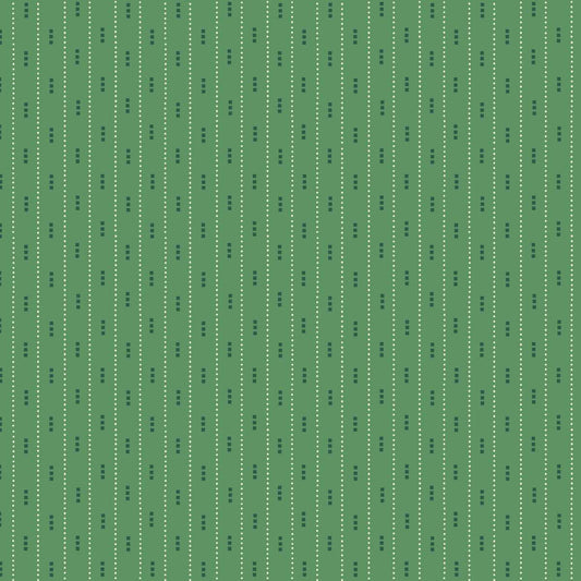 GREETINGS AT CHRISTMASTIDE Delicate Stripe Yardage