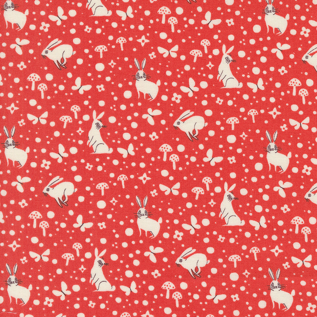 LOVE LETTER Wonder Dot Red Yardage