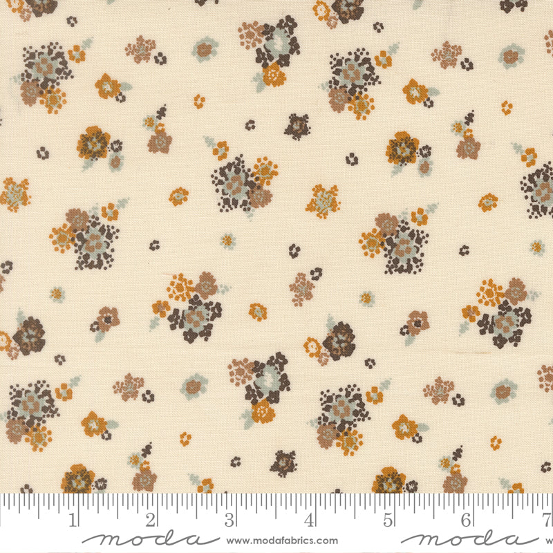 WELLSPRING Eggshell Micro Florals Yardage