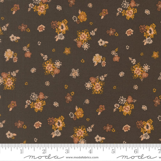 WELLSPRING Charcoal Micro Florals Yardage