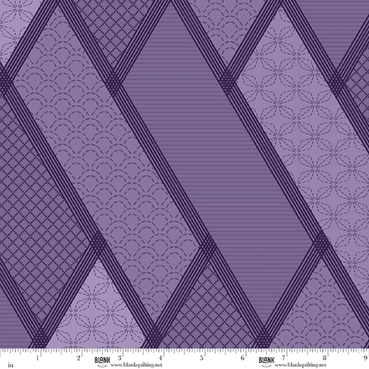 LINEAR DREAMS Lavendar 108” Wide Back Yardage