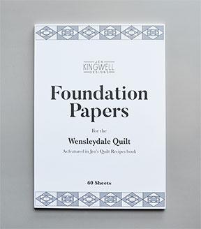 Foundation Papers for the Wensleydale Quilt