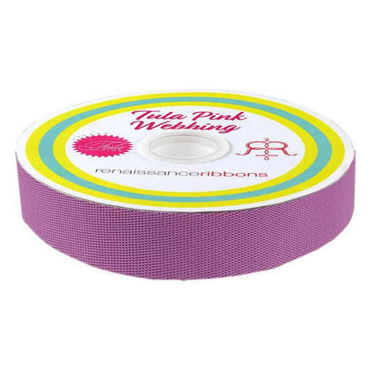 Tula Pink EverGlow Webbing 1" Mystic Purple