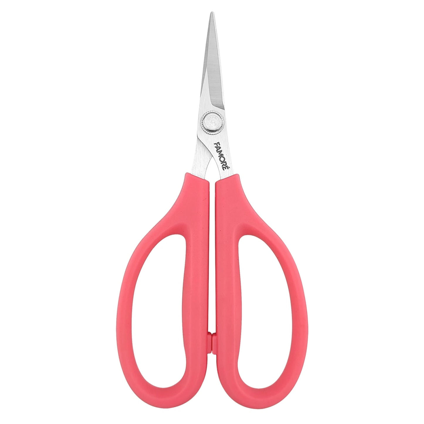Very Sharp Scissor with Large Pink Comfort Handles 6-1/4in