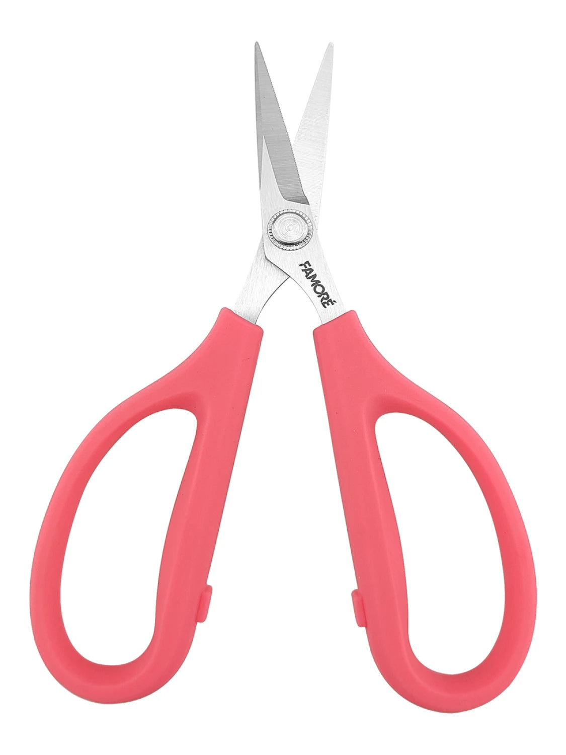 Very Sharp Scissor with Large Pink Comfort Handles 6-1/4in