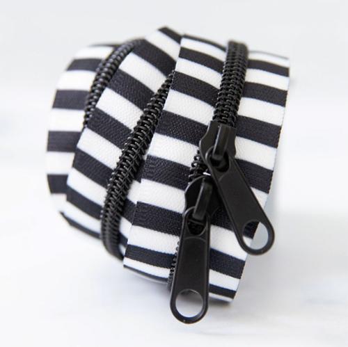 Black & White 30" Zipper Black SSCZ05 Stitch Supply#1